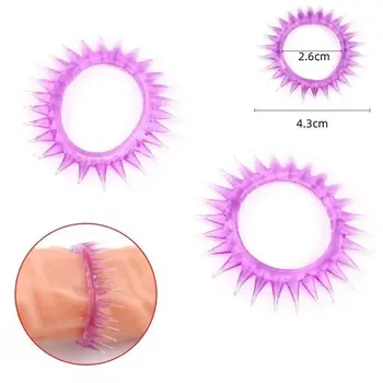 3/10SZT Fidget Zabawka Silikonowy Penis Męskie Pierścienie Zestaw Pennis Zwiększyć Wytrysk Sex Zabawki dla Mężczyzn Kobiet Kogut Erekcji Pierścień Sex Shop