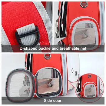 Cat Carrier Bags Oddychającym Pet Carriers Small Dog Cat Backpack Travel Space Capsule Cage Pet Transport Carrying Bag For Cats