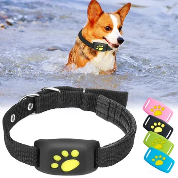 Odkryty Pet GPS Wodoodporna Obroża dla Zwierząt Domowych USB Ładowanie GPS Pies Kot Pozycjonowanie Śledzenie Lokalizator Dla Psów Anty-Utracone urządzenie