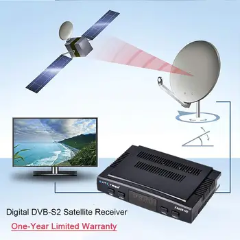 Satxtrem X800s Odbiornik Satelitarny TV Receptor Digital TV DVB-S2 dla Europy Dekoder Satelite DVB S2 FTA Tuner Full 1080P