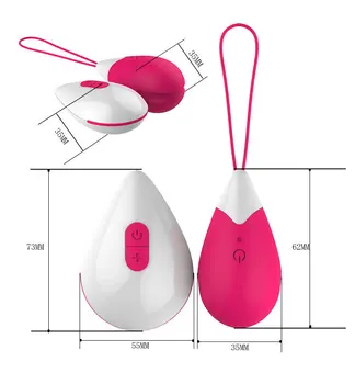 Wodoodporny Nocnej Wibrator 10 Prędkości Bezprzewodowy Pilot Zdalnego Sterowania Dla Dorosłych Sex Zabawki Wibracyjne Jaj dla Kobiet Produkty Seksu